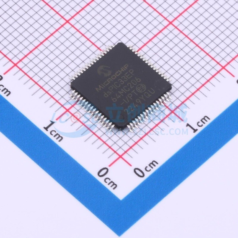 数字信号处理器(DSP/DSC) dsPIC33EP64MC206-I/PT TQFP-64 MICROC