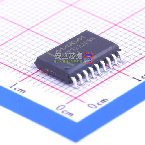 RS232芯片 MAX3222EWN+ SOIC-18 MAXIM(美信) 电子元器件全新原装
