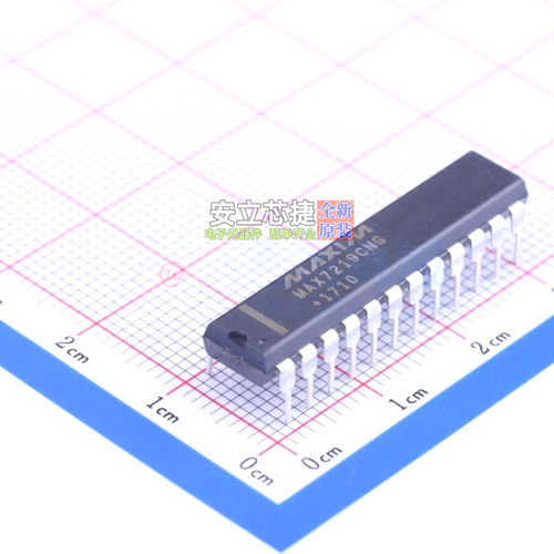 数码管驱动 MAX7219CNG+ DIP-24 MAXIM(美信) 电子元器件全新原装