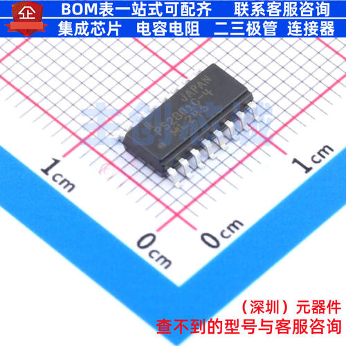 晶体管输出光耦 PS2801C-4-F3-A/M SOP-16 RENESAS(瑞萨)/IDT