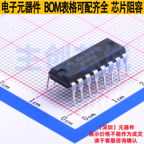 锁存器 CD4044BE DIP-16 TI/德州 电子元器件配单全新原装