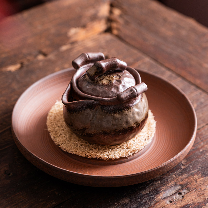 复古窑变茶壶小容量清水柴烧竹节手抓壶家用宝瓶壶泡茶壶茶具