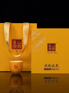 品牌皇山润涧飞龙在天武夷岩茶产区肉桂2泡+名丛2泡40g茶叶礼盒装