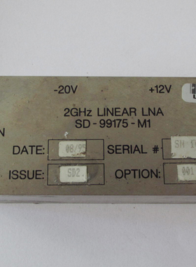 美国进口 1.4-2.3GHz 增益27dB +12 -20VRF射频微波线性放