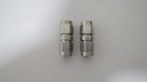 日本进口 SMA 双公 DC-18GHz 驻波1.10 RF射频微波不锈钢转接器