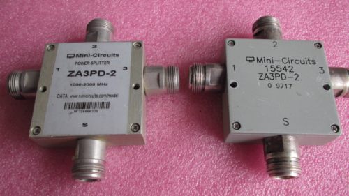 ZA3PD-2 MINI 2Way  1000-2000MHz N 2路 1分3 射频功分器