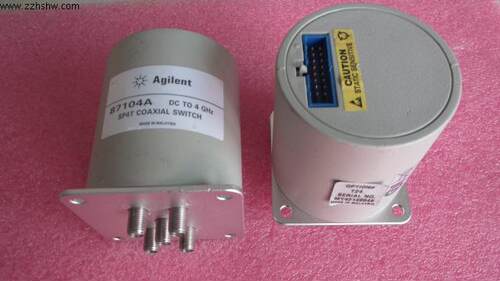 87104A Agilent 4GHz SP4T 24V TTL SMA  单刀四掷射频同轴开关
