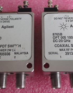 8765B Agilent HP 20GHz SMA 5V 180W 单刀双掷 射频微波同轴开关