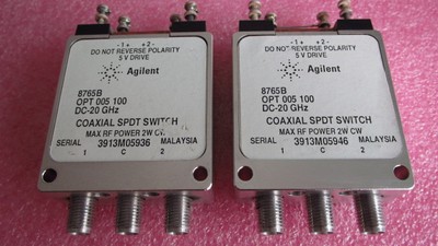 8765B Agilent HP 20GHz SMA 5V 180W 单刀双掷 射频微波同轴开关