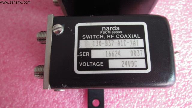 130-B37-A1C-1A1 narda DC-18GHz 450W 24V 射频微波双刀双掷开关