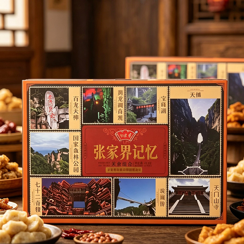 张家界记忆湖南特产伴手礼盒湘幺哥组合糕点绿豆糕桂花糕土家糍粑