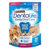 美国普瑞纳齿一生狗狗零食齿轮磨牙棒洁齿小型成犬通用198g