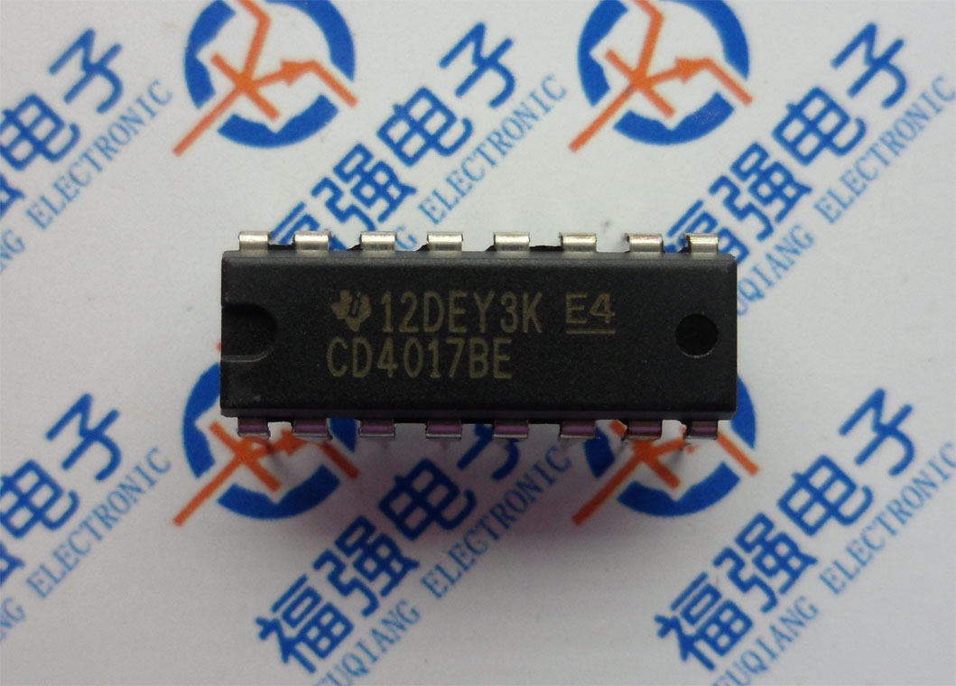 CD4017BE  DIP-16P  全新原装 电子元器件市场 集成电路（IC） 原图主图