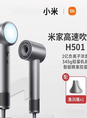 Xiaomi小米高速电吹风机H501家用负离子护发折叠H101 Hair Dryer