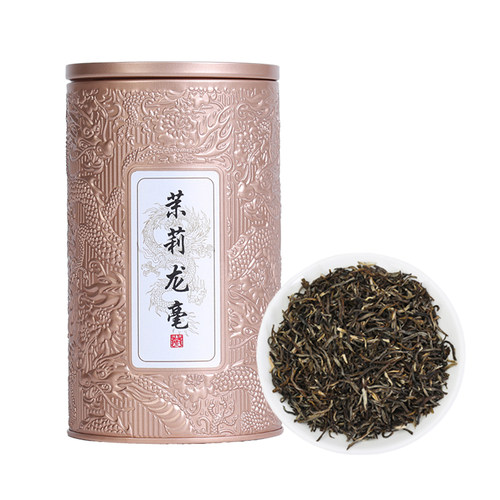 【9窨】茗波茉莉龙毫新茶茉莉花茶横县50g罐装送礼茶叶包邮