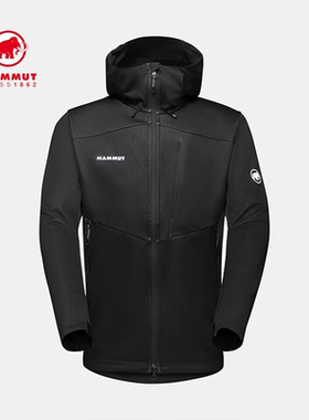 猛犸象Mammut Ultimate VII SO 极限7经典防风防雨带帽软壳外套男