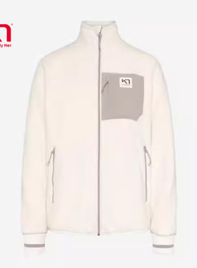 挪威Kari Traa Rothe 罗特夹克中间层女舒适立领抓绒外套女款春季