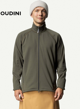 HOUDINI胡丁尼Powerup高阶魔术师户外立领抓绒衣内胆夹克男女
