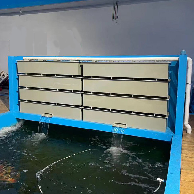 【专业订做】锦鲤鱼池鱼缸过滤滴流箱大型鱼池过滤循环沼泽系统