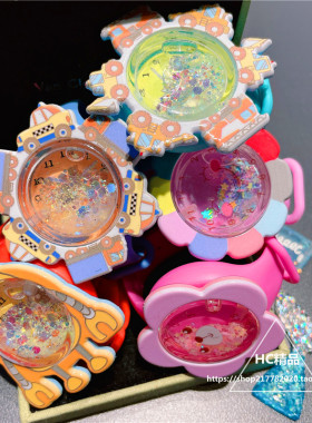 网红流沙时尚风机器人彩色首饰