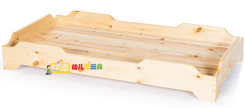 幼儿园专用床午睡床幼儿床木板儿童床专用床午休床午睡床松木床