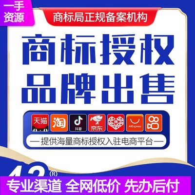 42类网站设计服务R商标授权租用抖音拼多多转让出售购买过户