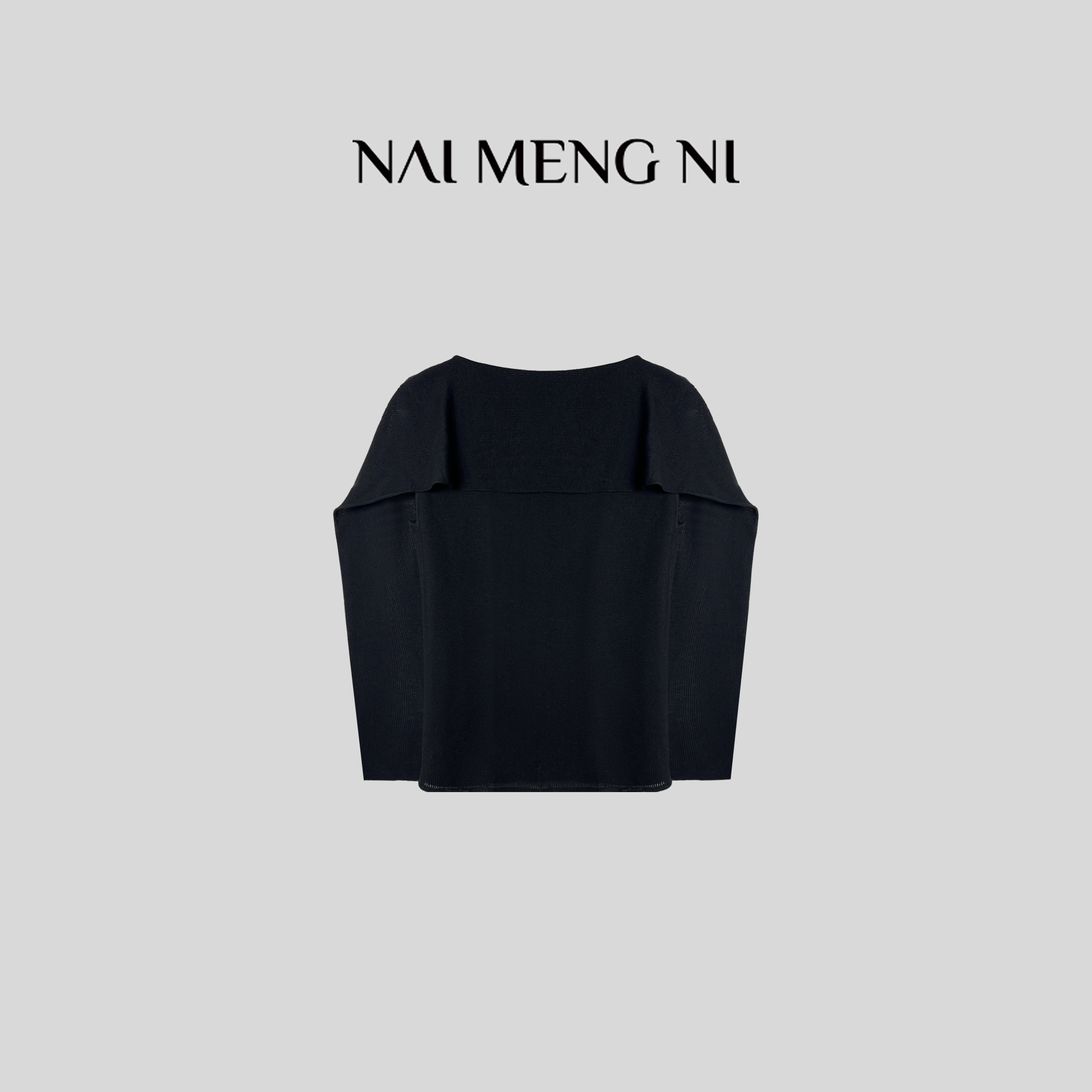 肉肉 28RR66391 【罗马画报】莱赛尔凉感一字领披肩式上衣