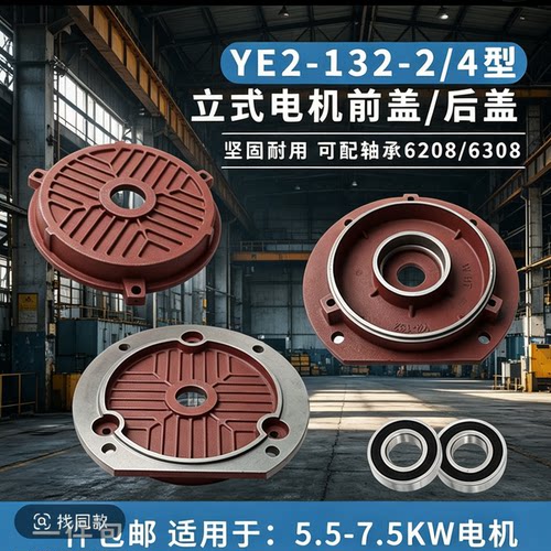 YE2/Y2三相电机法兰端盖132