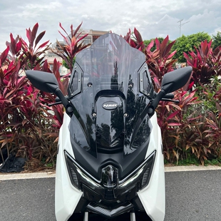适用2025款雅马哈NMAX155前挡风 改装挡风玻璃挡风板加高加厚风挡
