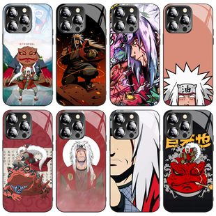 火影自来也XR适用苹果XS 11 12 13 14 15 16 pro max手机壳华为mate70荣耀300小米红米oppo黑鲨vivoX200一加