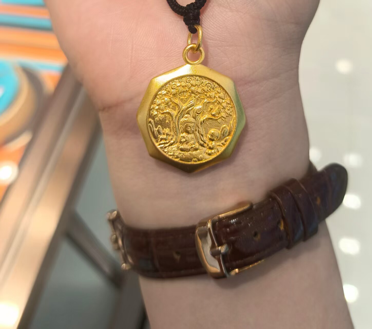 金丝缕 实心菩提树下 吊坠石膏模具打金银适用