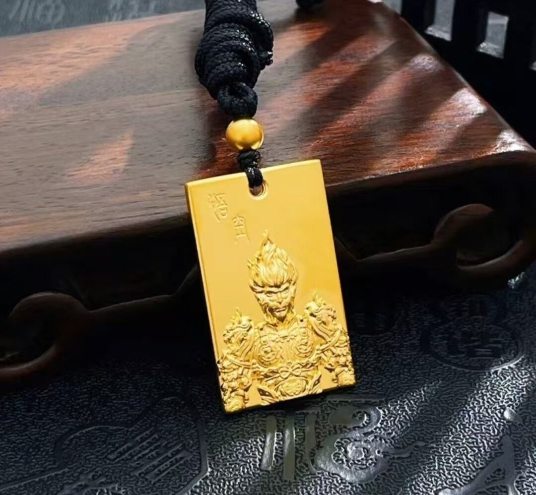金丝缕 齐天大圣孙悟空吊坠 石膏模具打金银适用