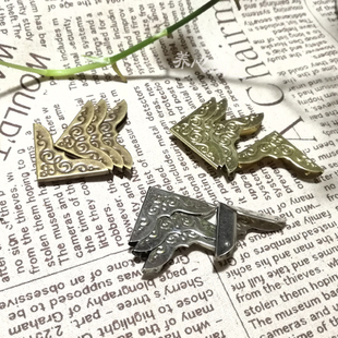 A4封面金属大压角 五金包角配件 diy书籍精装书 相册菜谱封面护角