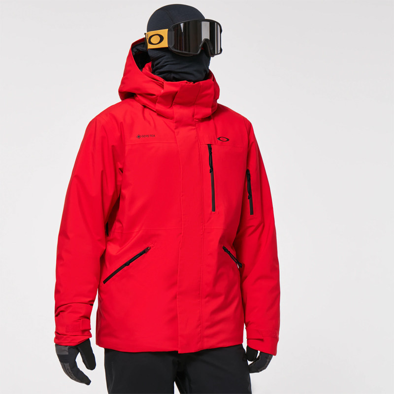 Oakley欧克利 滑雪服 Gore-Tex款 防水 红色雪服 20K 防风 夹棉保