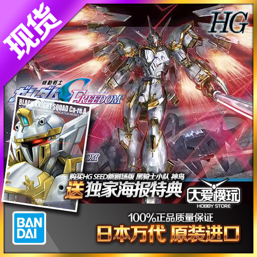 万代HG黑骑士小队神鸟迦楼罗SEED