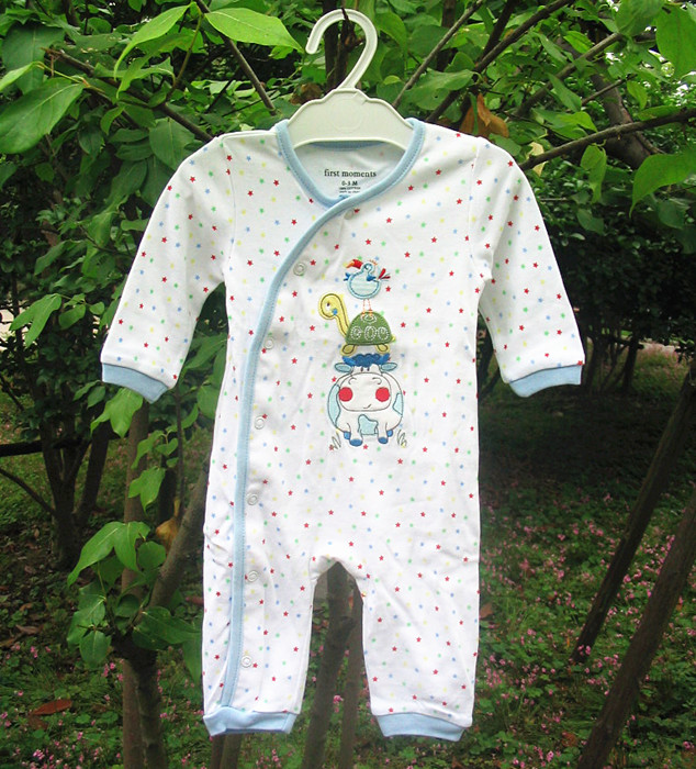 first moment Spring and summer baby Cotton Romper Climbing clothes one-piece garment Three animals 01in the Children/Baby/Family fitted , Jumpsuit/Climbing clothes/Romper  category - from Buy2taobao.com to provide professional Taobao agent buy service