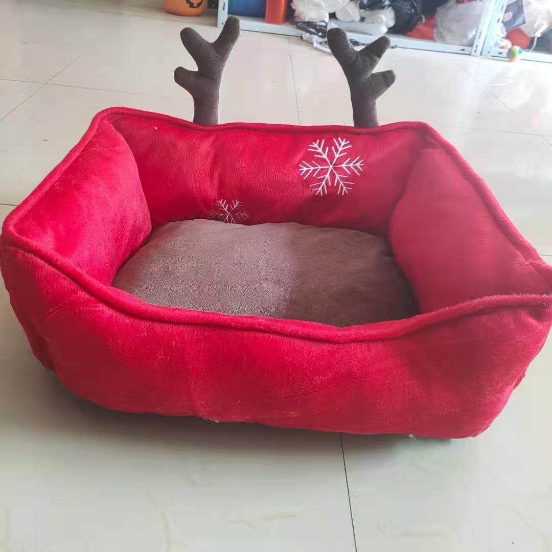 圣诞猫窝鹿角宠物窝万圣节狗猫窝 圣诞节狗窝 狗垫猫垫鹿角宠物窝,宠物/宠物食品及用品,更多日用品,淘宝优惠券,粉丝福利购,淘宝优惠卷