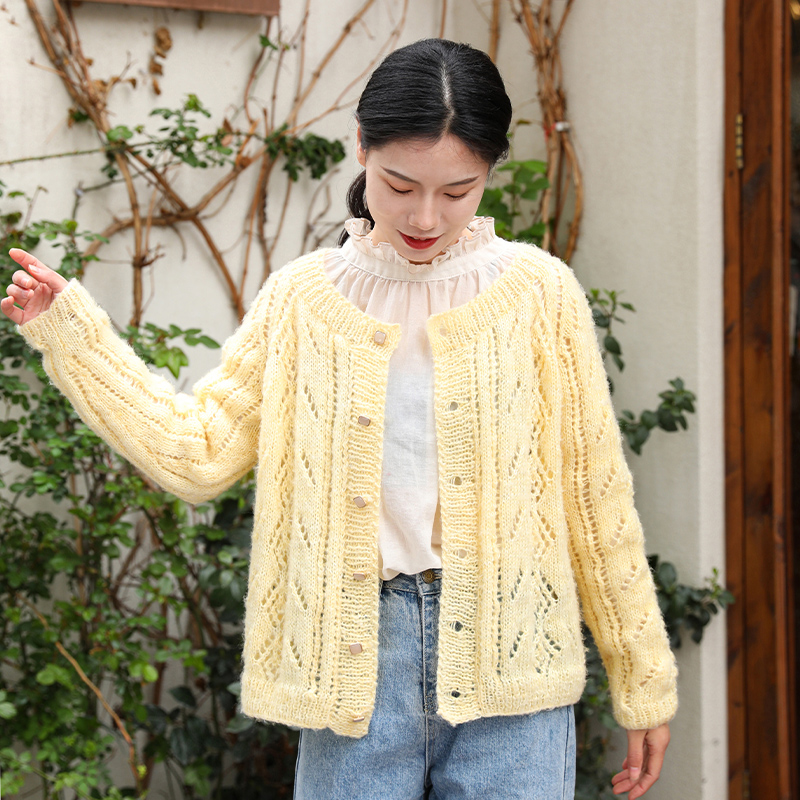 毛儿手作毛衣diy材料包手工编织