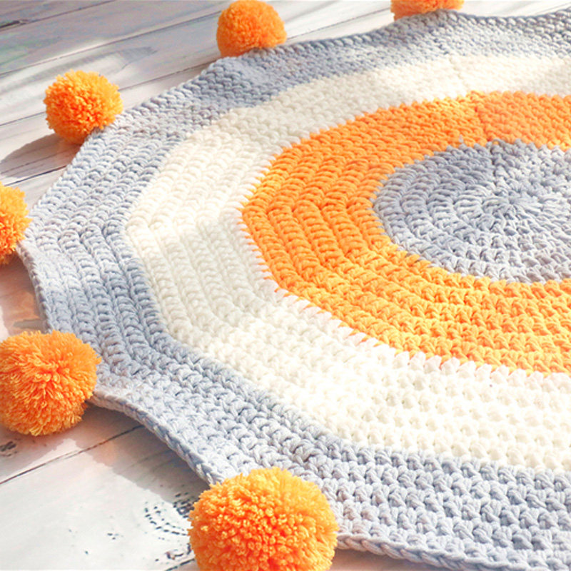 毛儿手作牛奶棉毛线手工地垫编织diy材料包手编钩针棉线小熊毯子,服饰配件/皮带/帽子/围巾,DIY编织材料包,淘宝优惠券,粉丝福利购,淘宝优惠卷