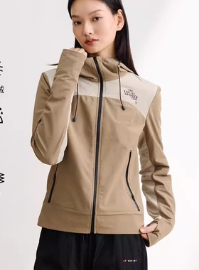 EP秋季时尚运动连帽撞色拼接休闲宽松外套EGJIA1332A-3299