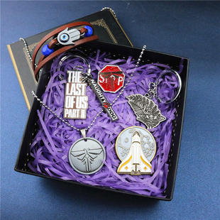 美国末日2挂件周边最后生还者2钥匙扣圈项链艾莉蒂娜手链饰品套装