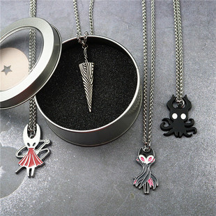 HollowKnight项链空洞骑士吊坠骨钉剑格林团长钥匙链圈深渊挂件饰