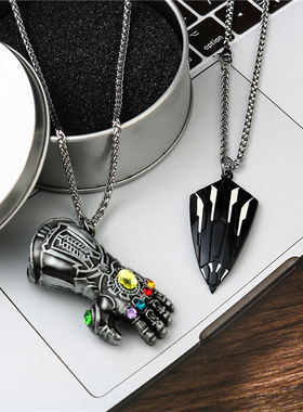 复联3项链灭霸蜘蛛侠吊坠