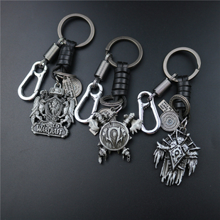 牛皮绳包包挂件挂饰武器模型玩具 魔游周边怀旧WOW钥匙扣创意个性