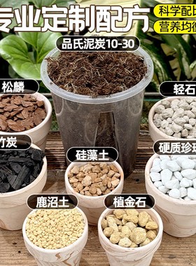 八合一天南星科营养土 进口品氏泥炭+鹿沼土热植防闷根专用配方土