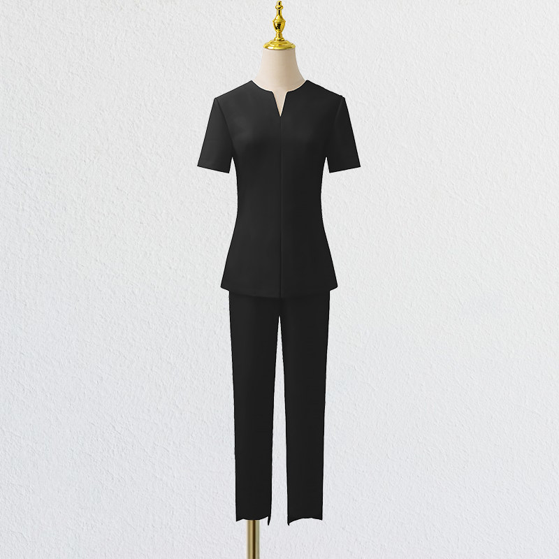 技师制服工装工作服短袖职业套装