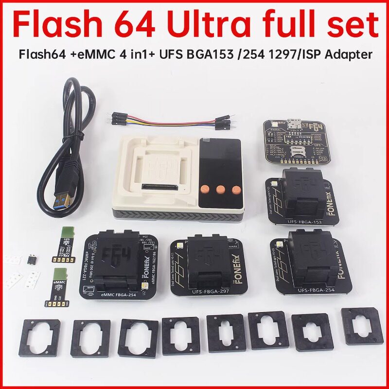 原装 F64 编程器 Flash 64 Ultra Box和Z3X EASY JTAG 英文外贸版