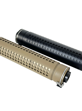 KAC风格QD金属快拆消音器14mm逆牙锦明前管玩具配件装饰合金模型