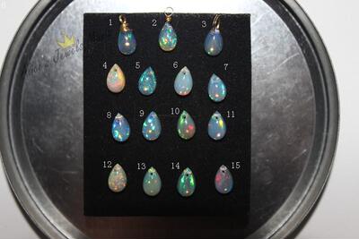 BB3欧泊 OPAL 天然 7A 裸石 散珠 现货 水滴 单 戒指 耳环