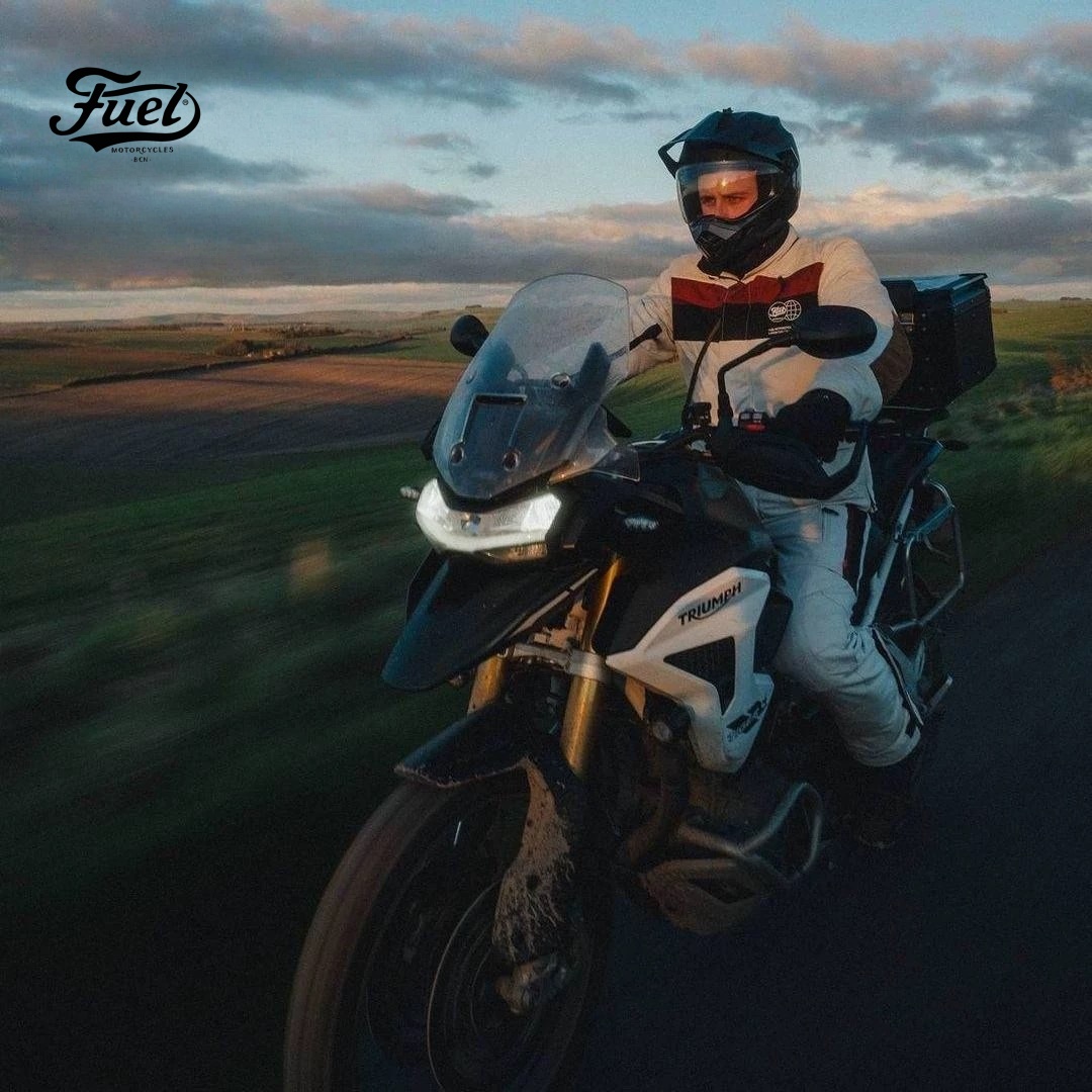 【FUEL复古巡航】防雨保暖双穿D3O护具欧盟认证摩托车公路拉力服